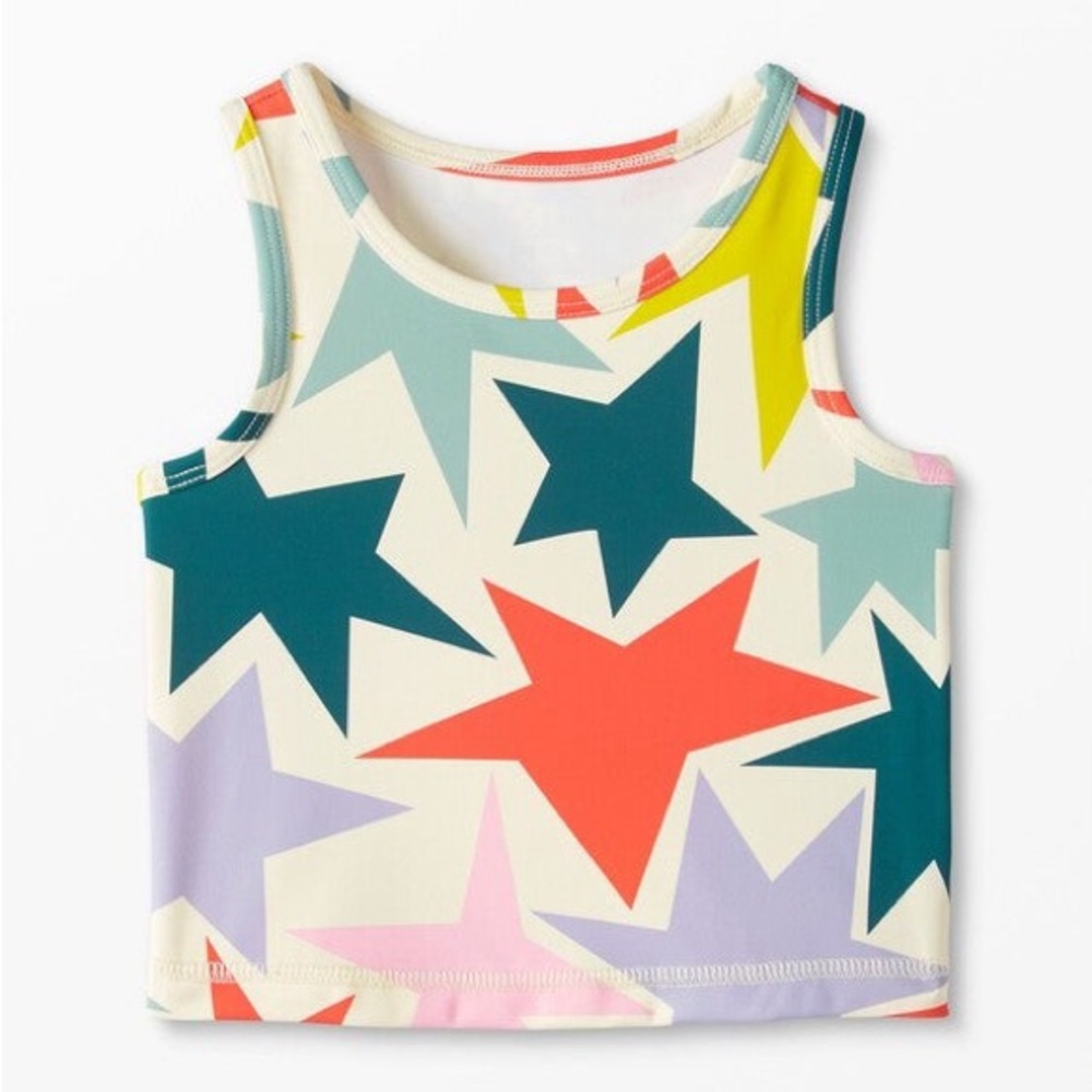 Hanna Andersson Active MadeToStretch Star Tank Top. Size 3